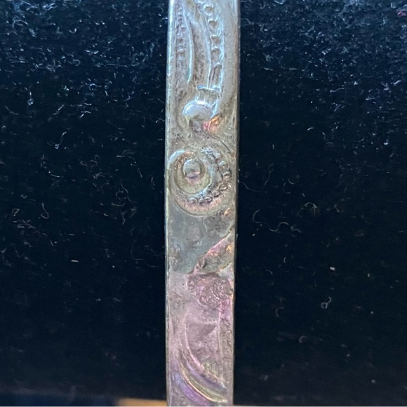 Vintage Marked Sterling 925 Mexico Bangle Bracelet - Picture 4 of 7